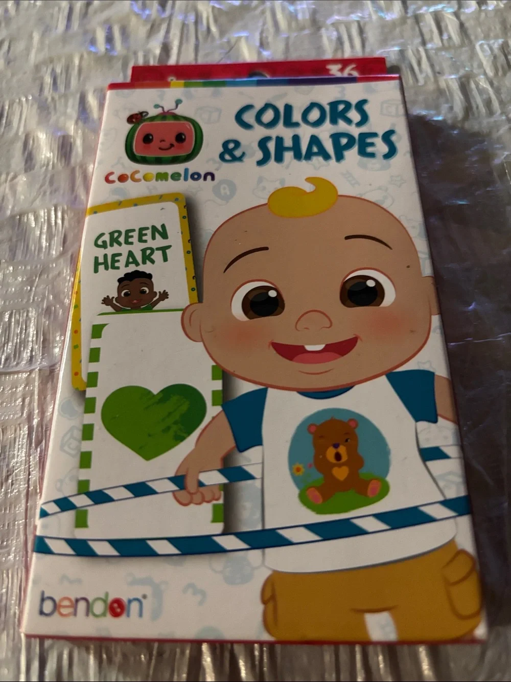 Colors & Shapes Flash Cards - White/Blue